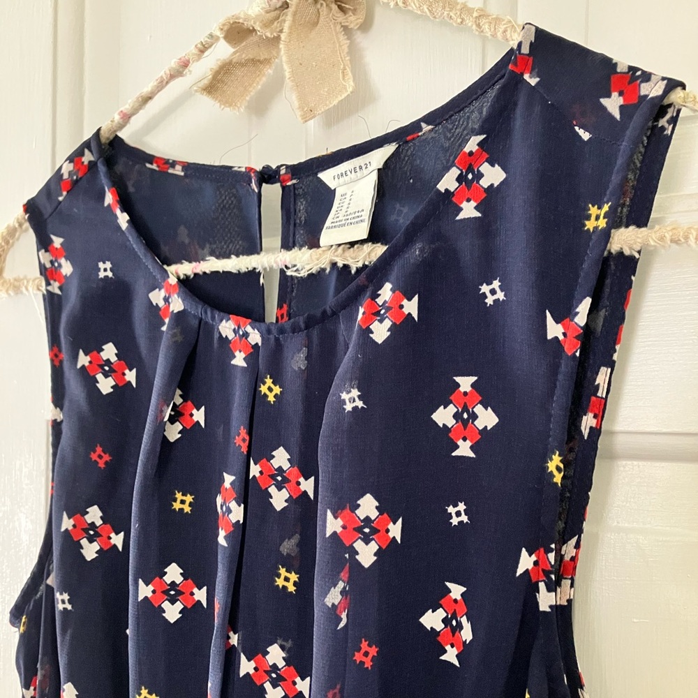 FOREVER 21 dress navy S